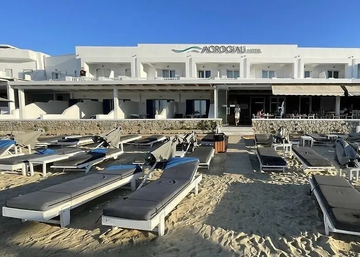 Hotell Acrogiali Beachfront Mykonos Platys Gialos (Mykonos)