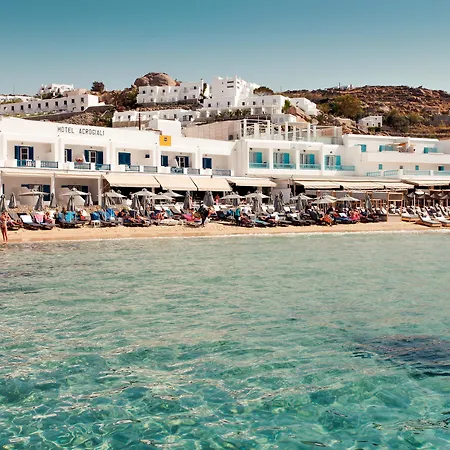 Szálloda Acrogiali Beachfront Mykonos Platísz Jalósz