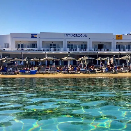 Acrogiali Beachfront Mykonos Szálloda Platísz Jalósz