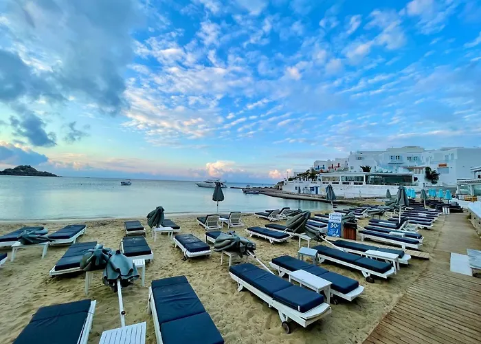 Szálloda Acrogiali Beachfront Mykonos Platísz Jalósz