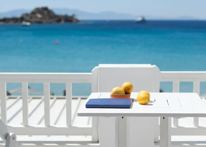 Szálloda Acrogiali Beachfront Mykonos Platísz Jalósz