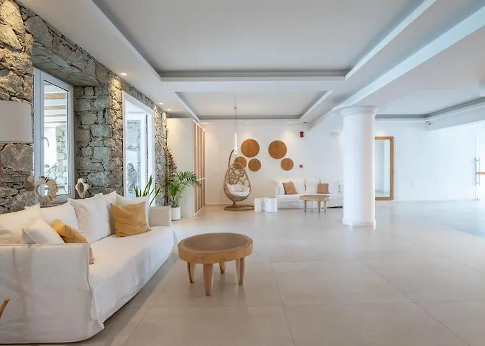 Acrogiali Beachfront Mykonos 호텔 Platys Gialos (Mykonos)