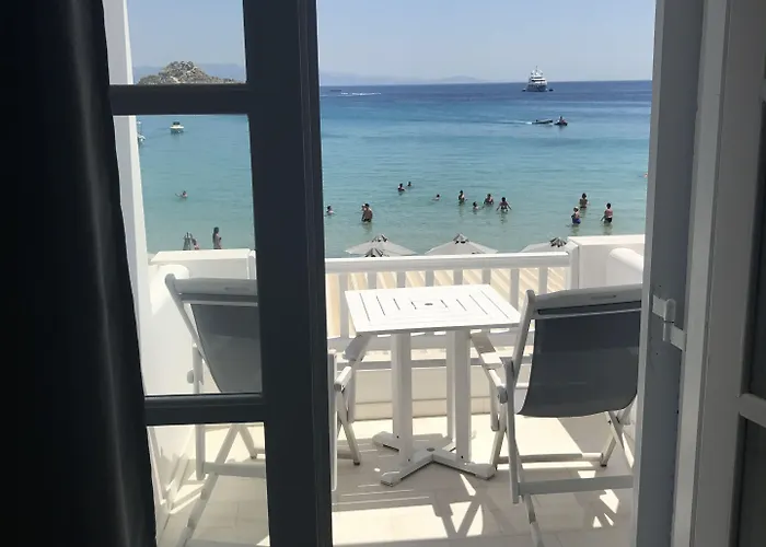 Acrogiali Beachfront Mykonos 호텔 Platys Gialos (Mykonos)
